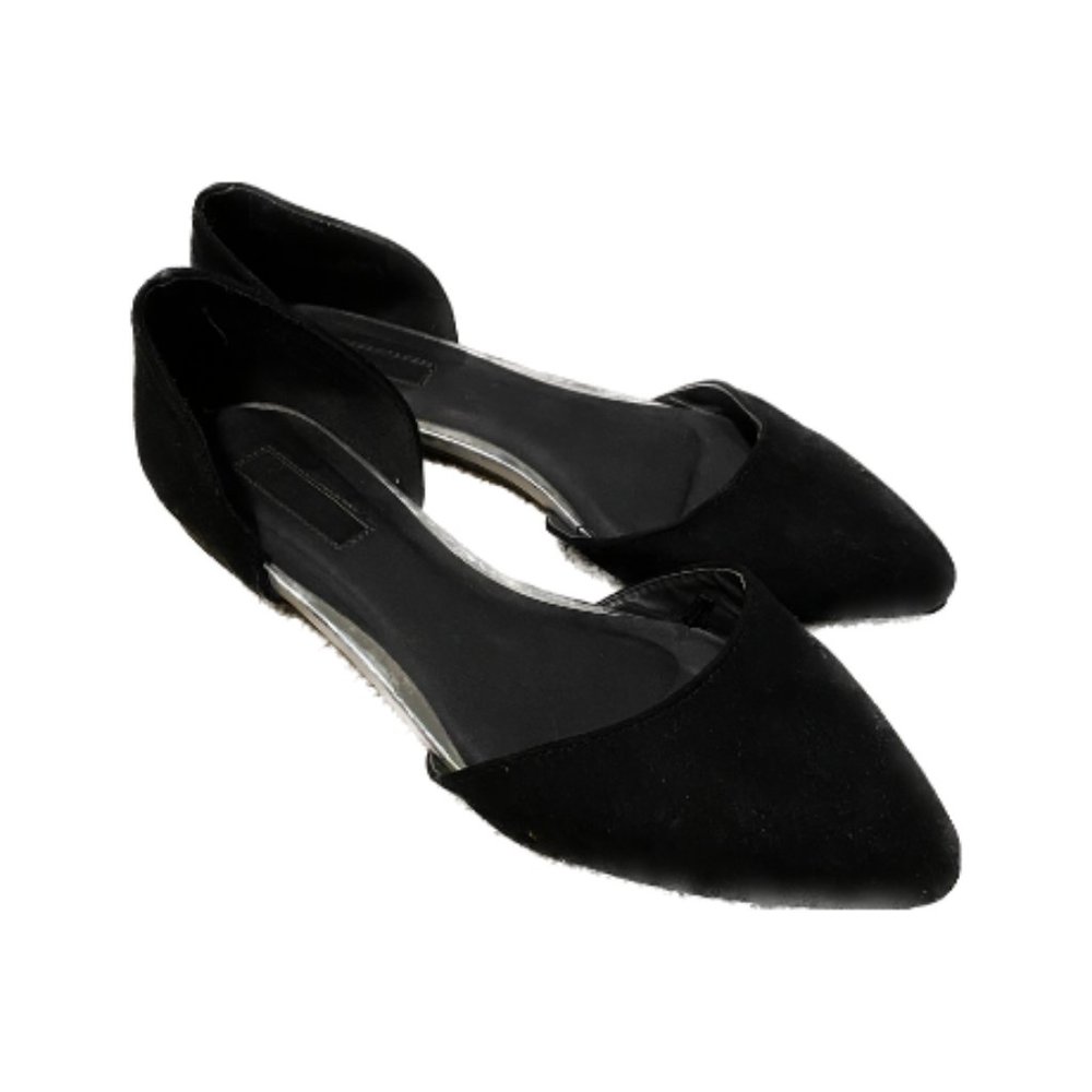 Ballet Flat with Silver Detail